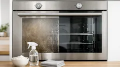 Uunin luukun puhdistus helposti: ruokasooda ja etikka kirkastavat lasin