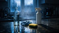 Etikka keittiön työtasolla: mitä se oikeasti puhdistaa ja mitä ei