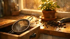 Älä heitä vanhaa siivilää pois: näin teet siitä ruukun pohjareiän pelastajan