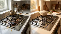 Poista pinttynyt rasva keittotasosta budjettiystävällisellä seoksella